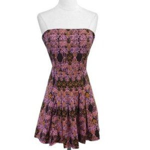 New!! Kay Unger Cotton Strapless Dress